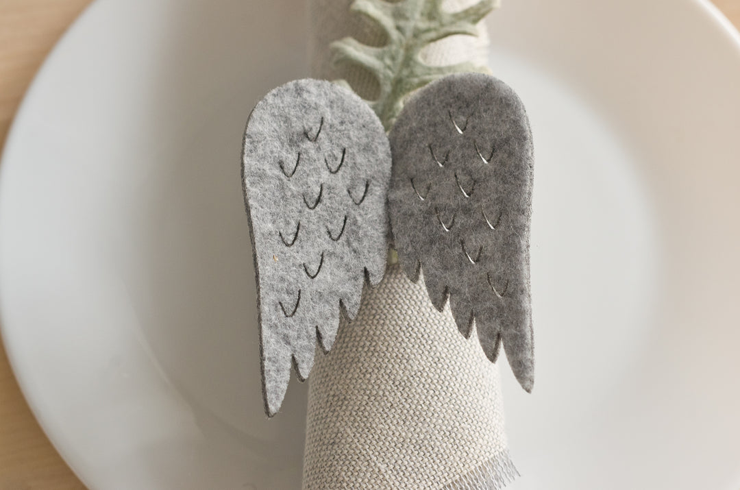 Napkin Rings Set "Wings"