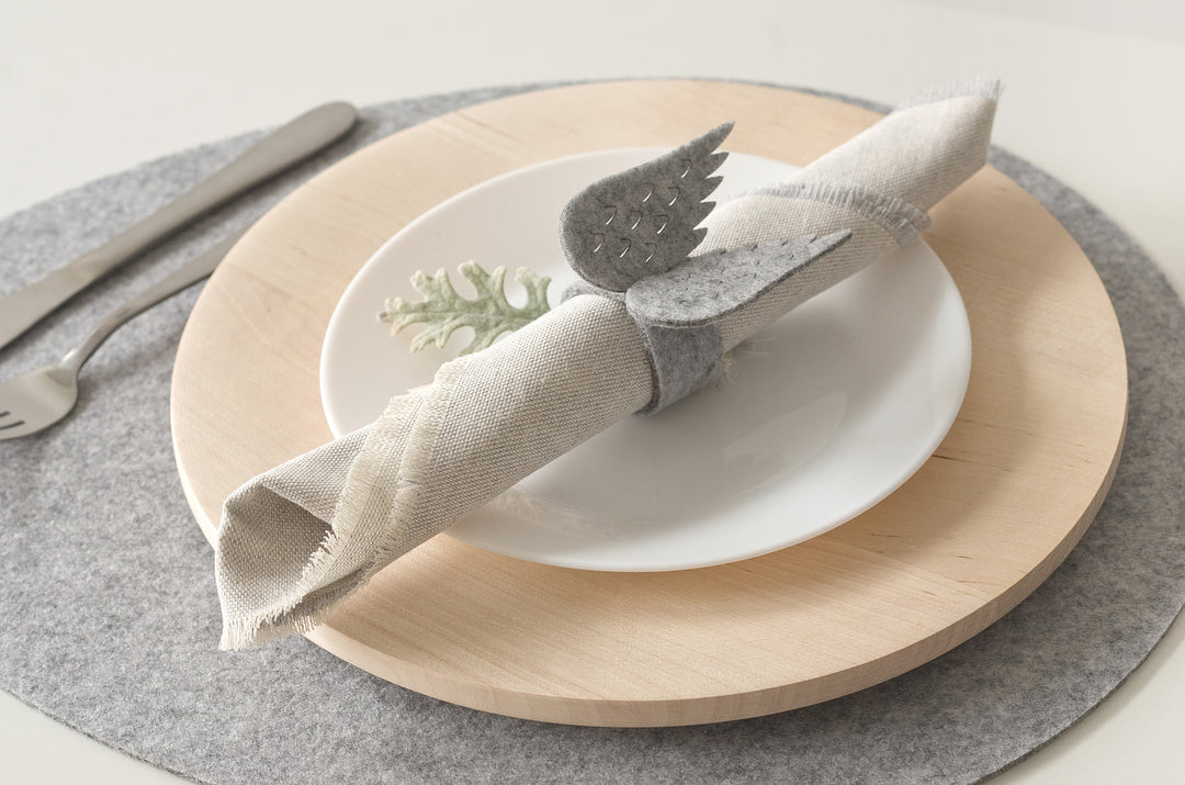 Napkin Rings Set "Wings"