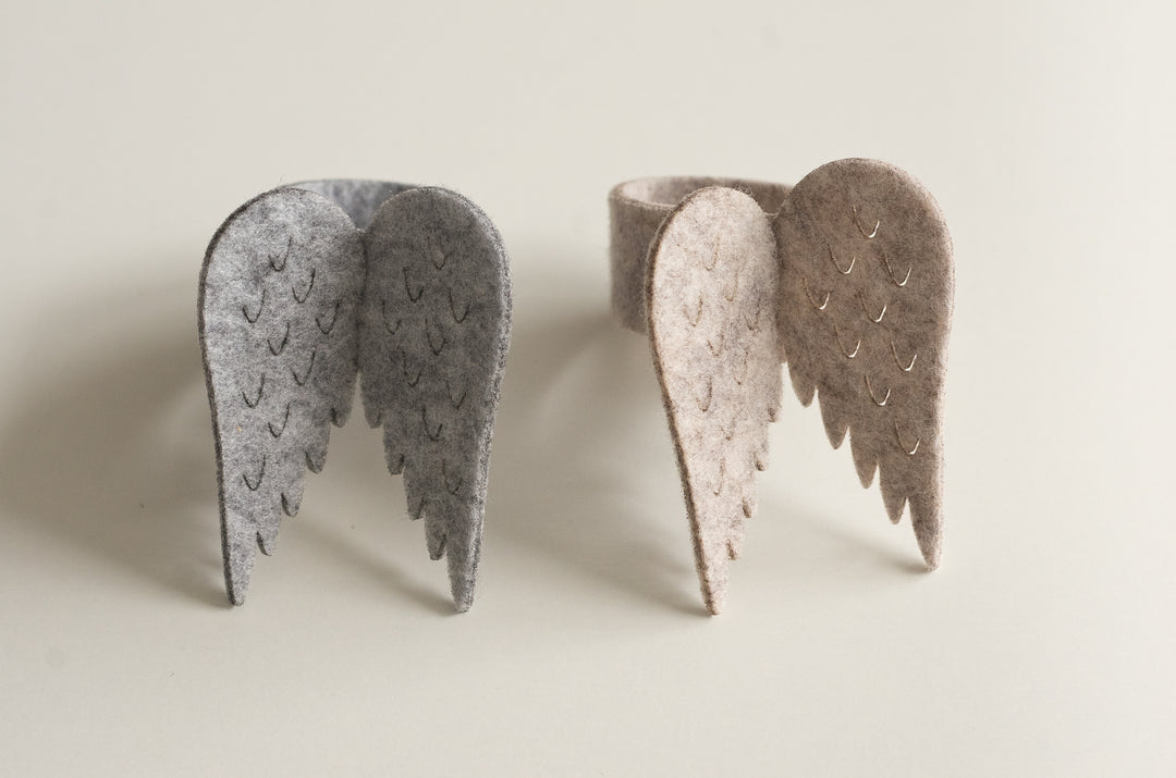 Napkin Rings Set "Wings"
