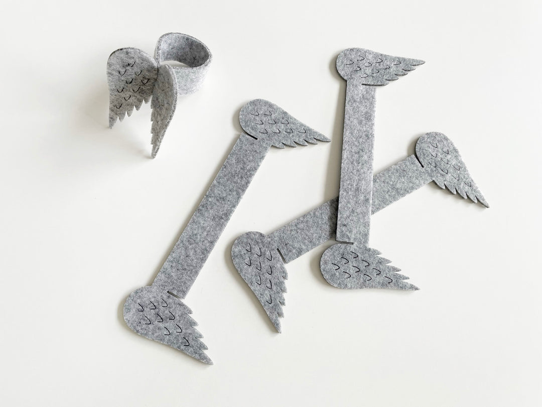 Napkin Rings Set "Wings"