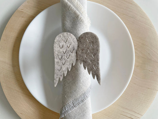 Napkin Rings Set "Wings"