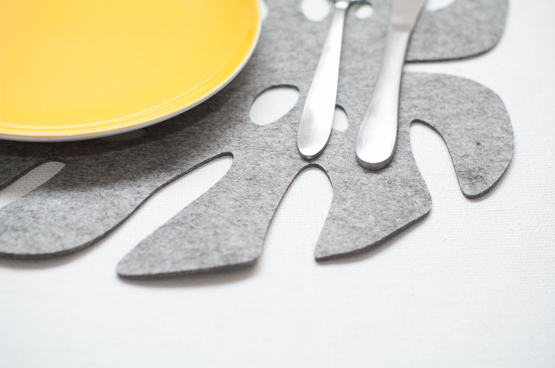 Placemats Set "Monstera Leaf"