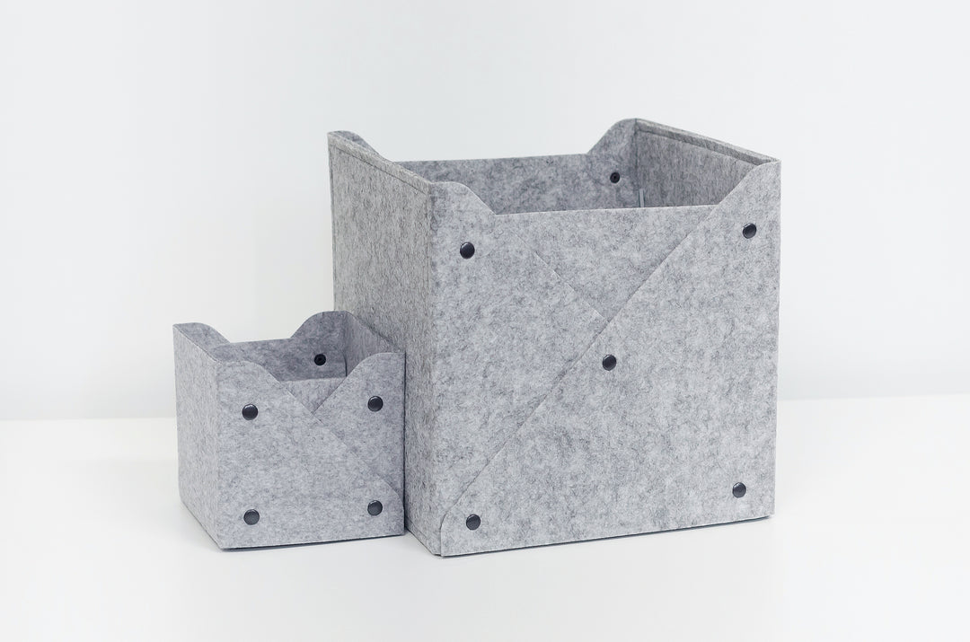Custom Size Storage Box with Metal Buttons