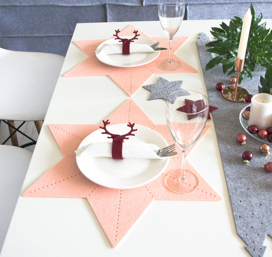 Napkin Rings Set "Horns "