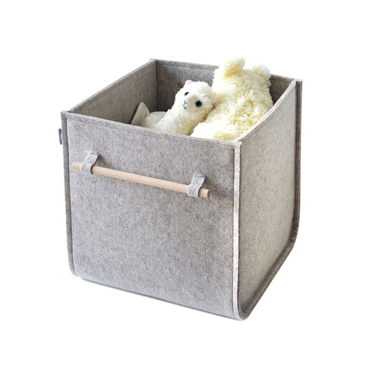 Custom Size Storage Bin with wood handles