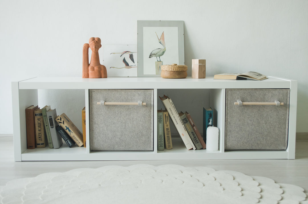 Custom Size Storage Bin with wood handles