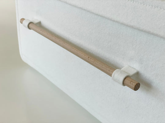 Custom Size Storage Bin with wood handles