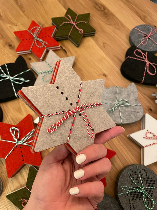 Coasters Set "Scandi Star"