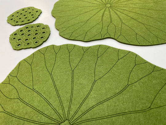 Placemats Set "Lotos Leaf"