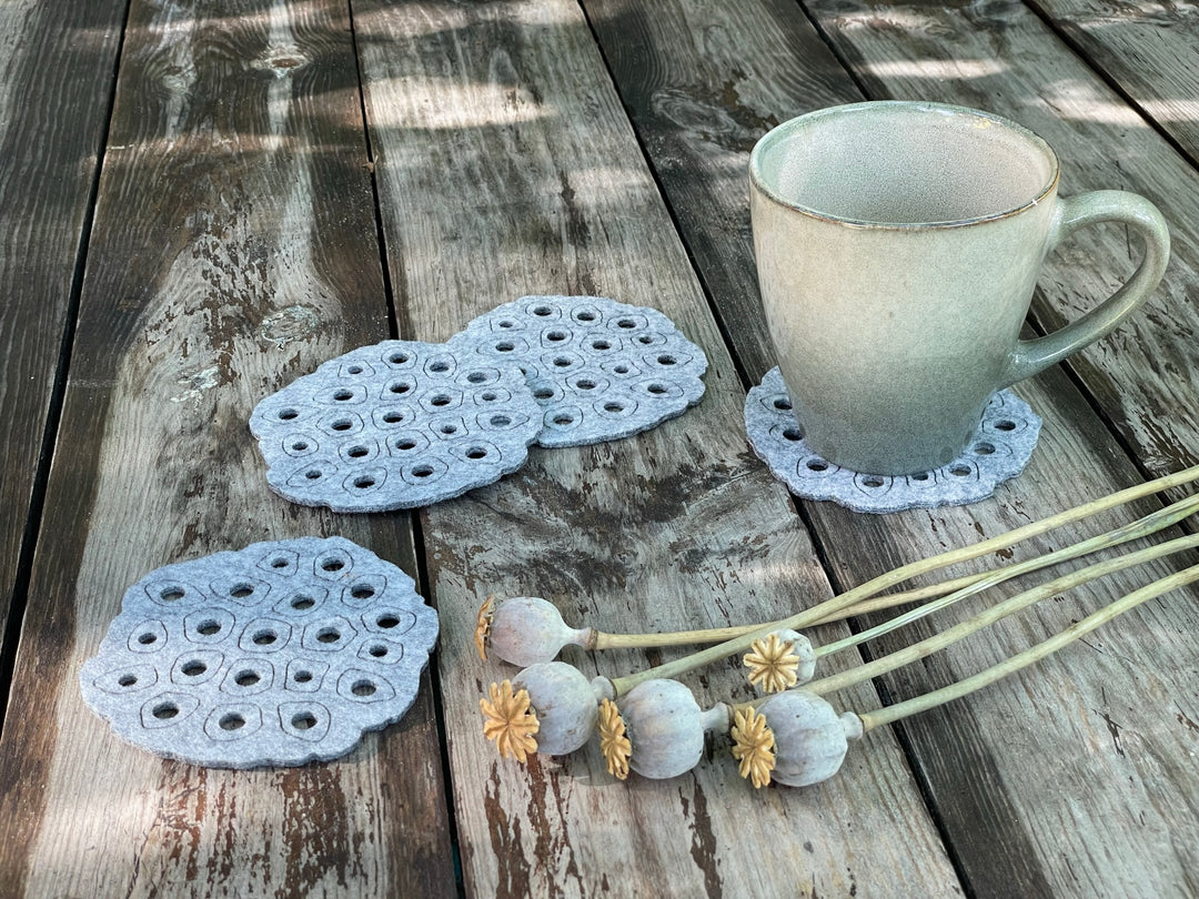 Coasters Set "Lotus"