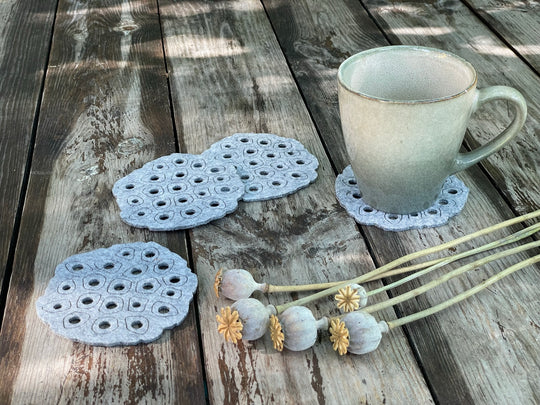 Coasters Set "Lotus"