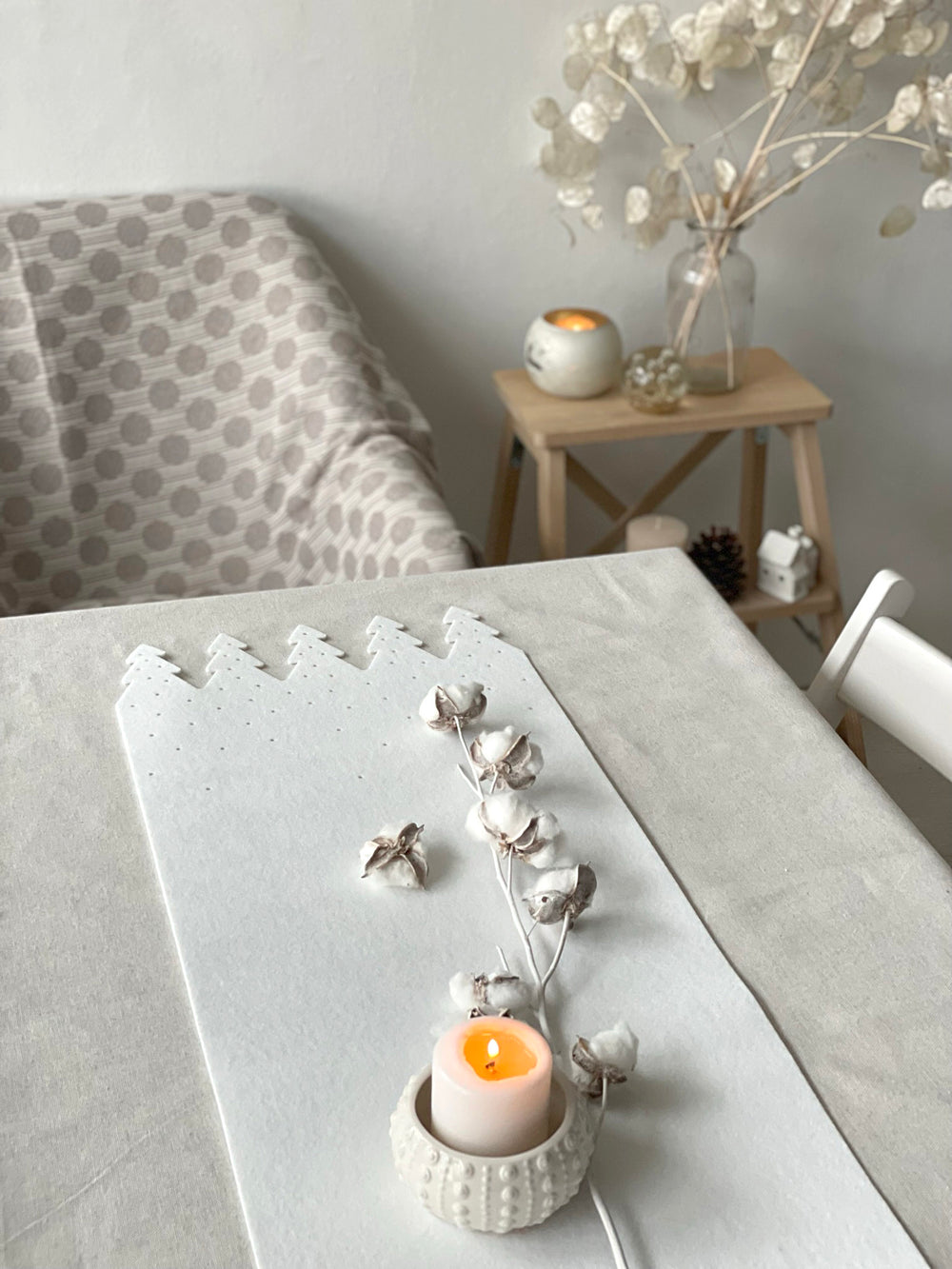 Table Runner "Christmas trees"