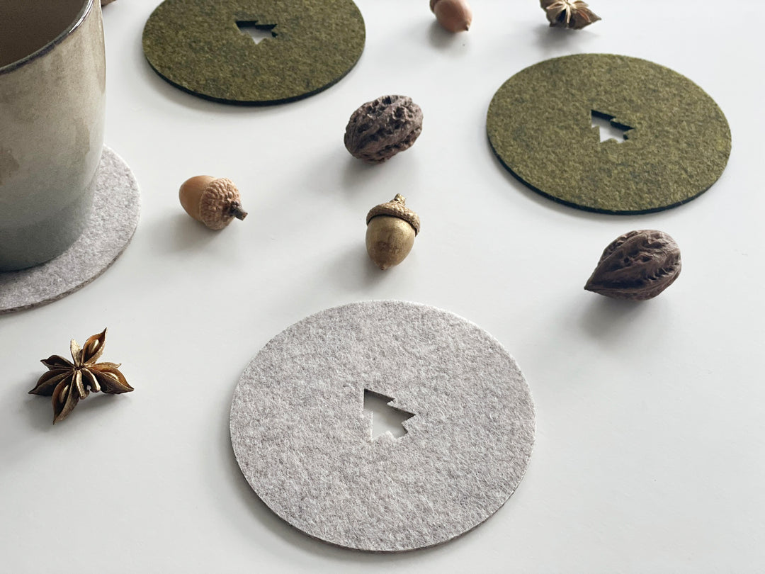 Coasters Set "Christmas tree"