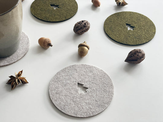 Coasters Set "Christmas tree"