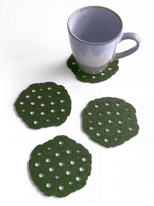 Coasters Set "Lotus"