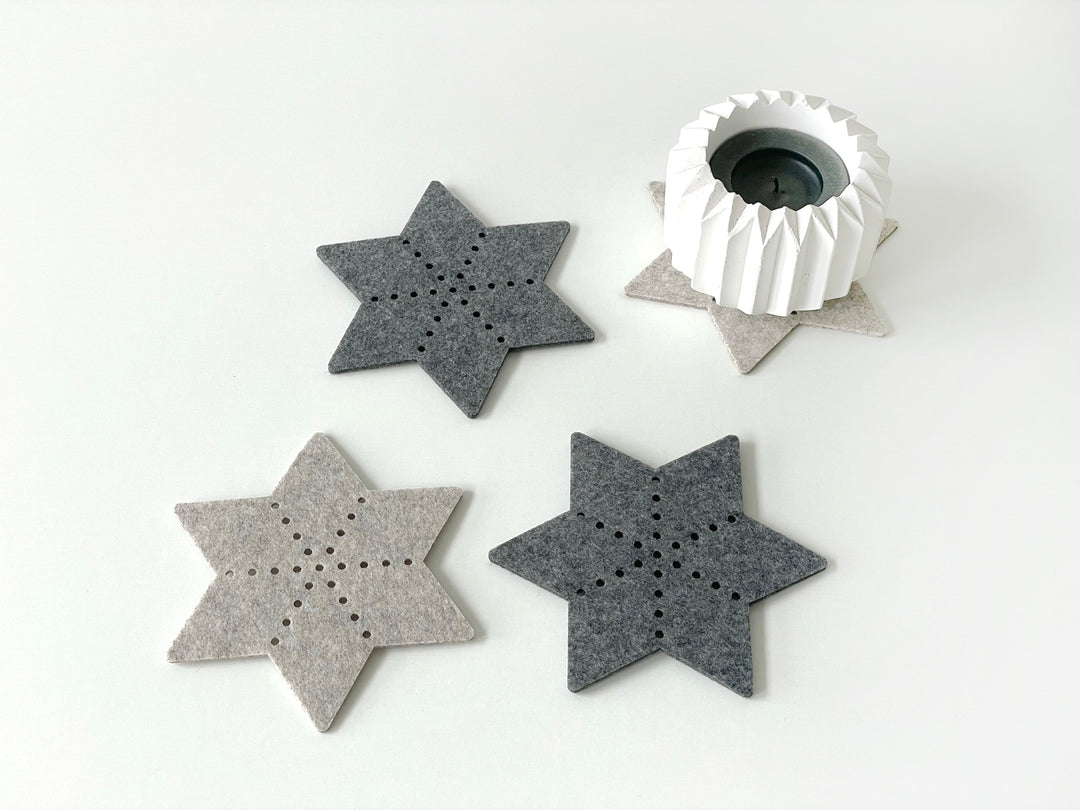 Coasters Set "Scandi Star"