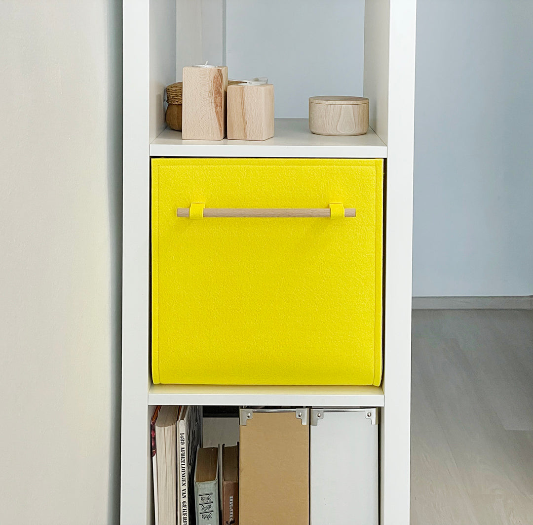 Custom Size Storage Bin with wood handles