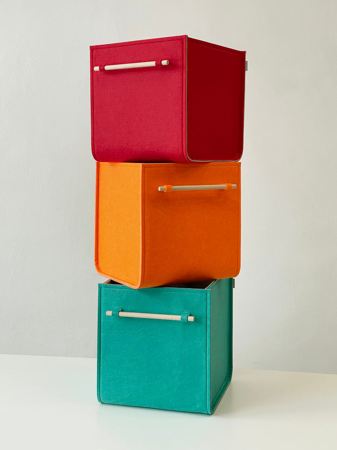 Custom Size Storage Bin with wood handles