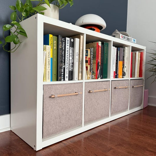 Custom Size Storage Bin with wood handles