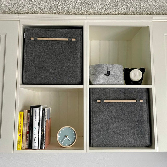 Custom Size Storage Bin with wood handles