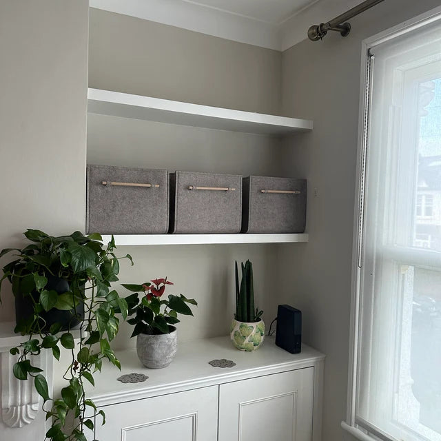 Custom Size Storage Bin with wood handles