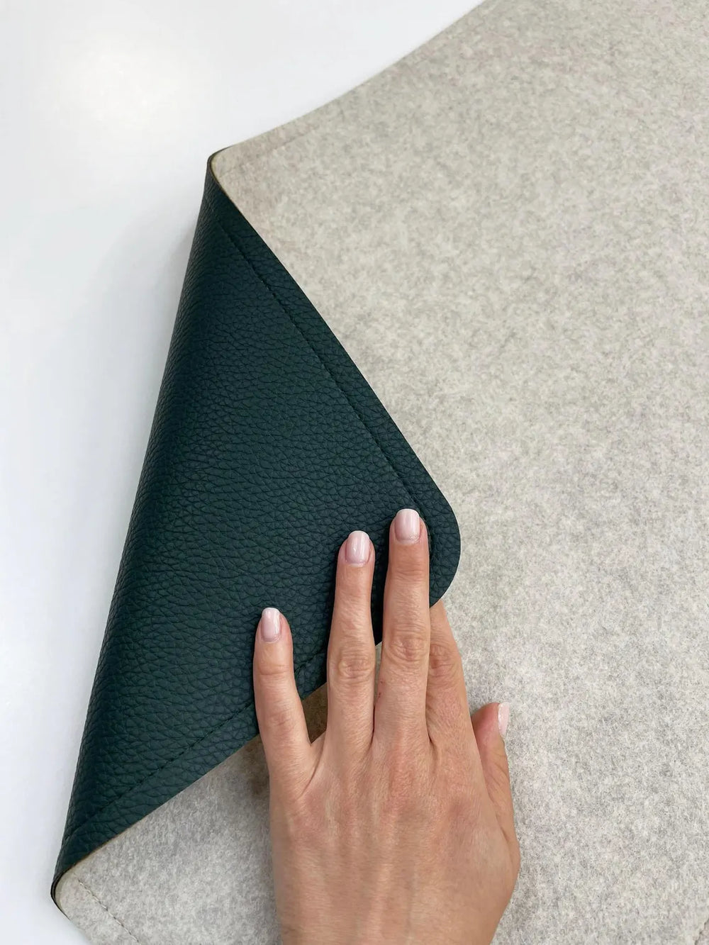 Mats ECO-felt+leather (custom) Extra Large