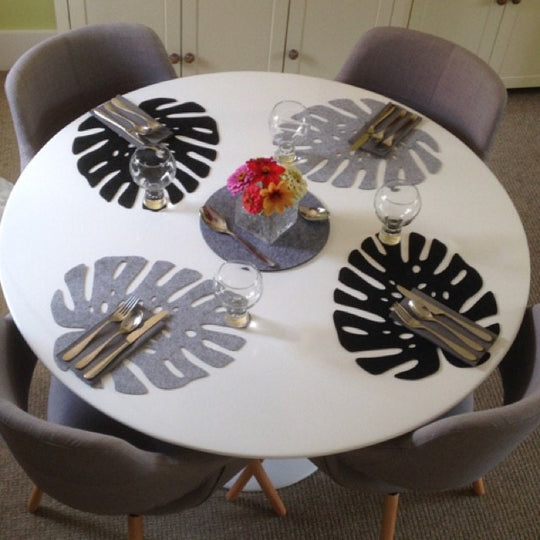 Placemats Set "Monstera Leaf"