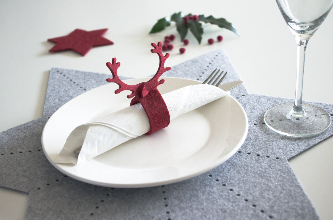 Napkin Rings Set "Horns "