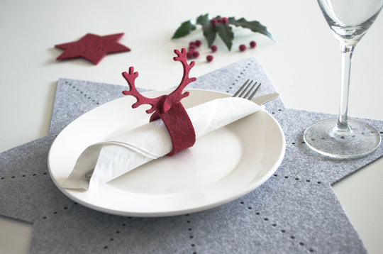 Napkin Rings Set "Horns "