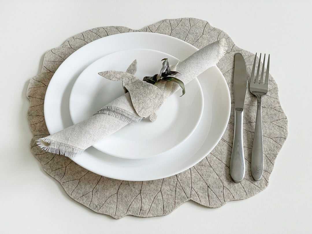 Napkin Rings Set "Rabbit"