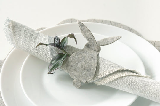 Napkin Rings Set "Rabbit"