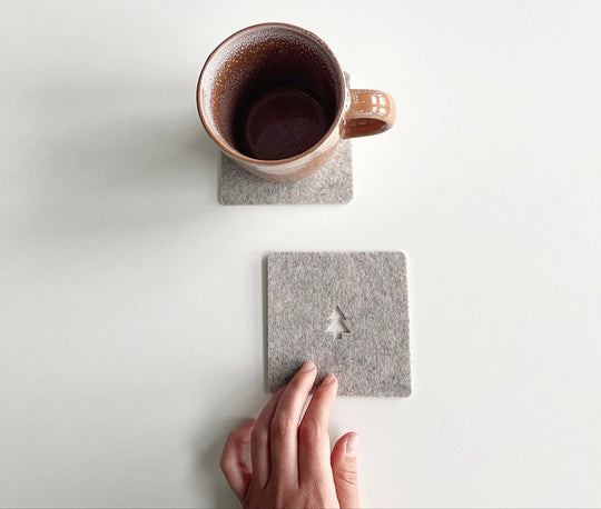 Coasters Set "Christmas tree"