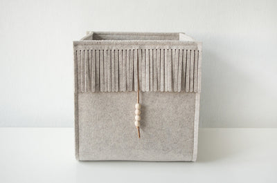 Storage Cube with fringe
