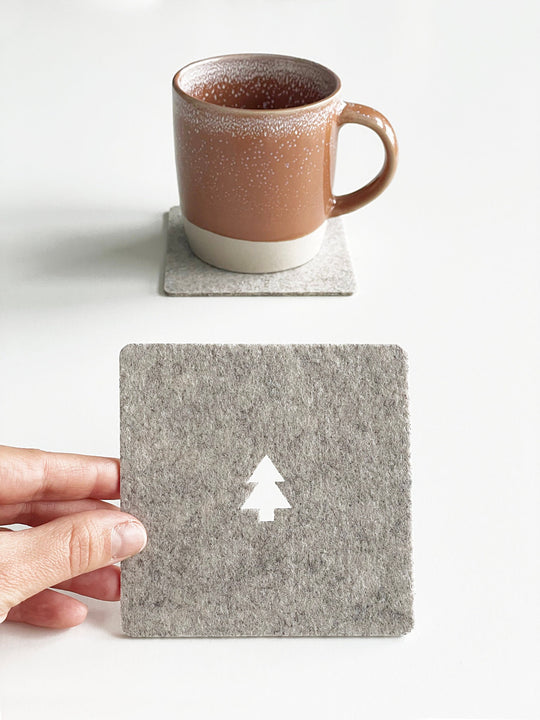Coasters Set "Christmas tree"