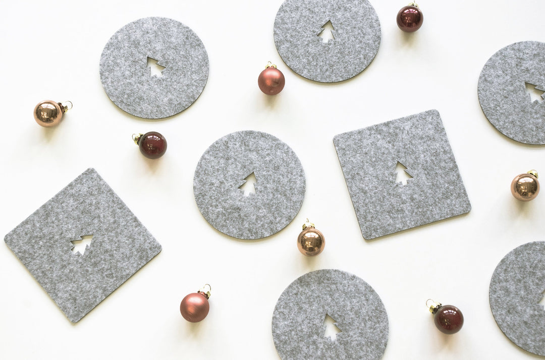 Coasters Set "Christmas tree"