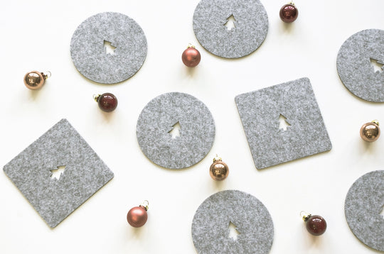Coasters Set "Christmas tree"