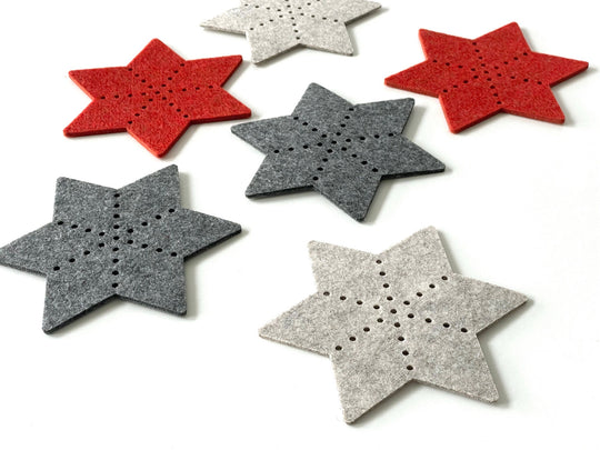 Coasters Set "Scandi Star"