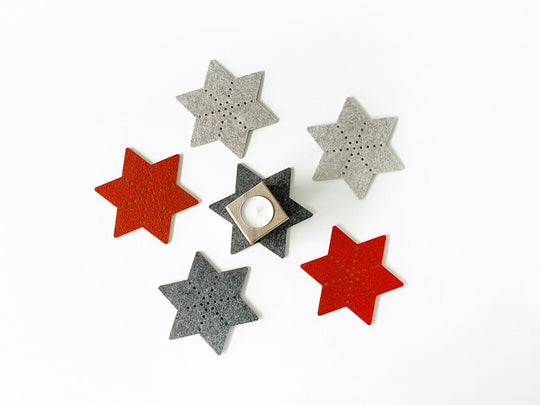Coasters Set "Scandi Star"