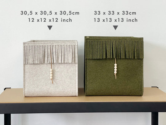 Storage Cube with fringe