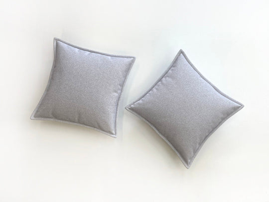 Velvet Cushion Cover with Filling - Set of 2 Throw Pillows