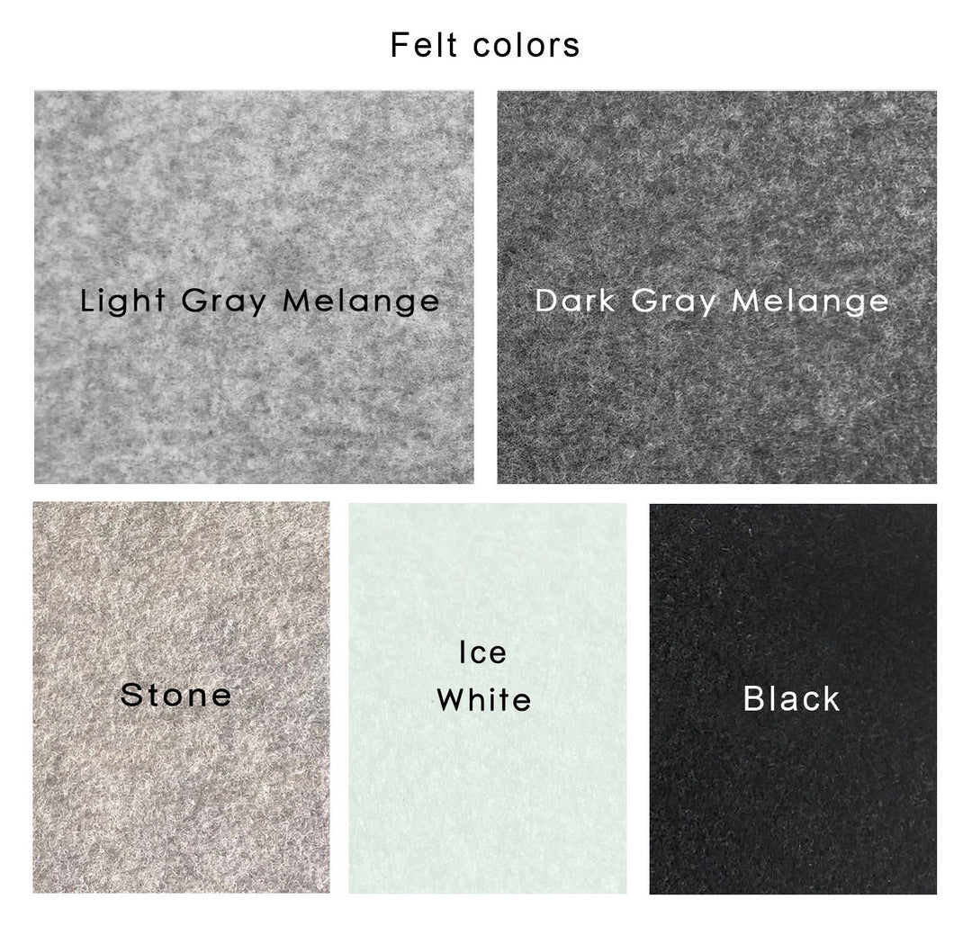 Gray Felt Storage