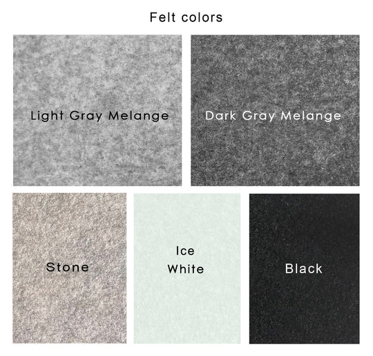 Gray Felt Storage
