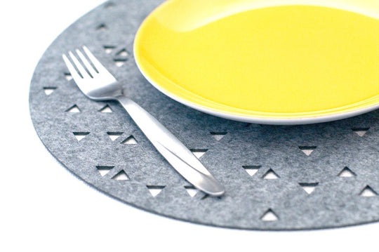 Geometric Round Placemats