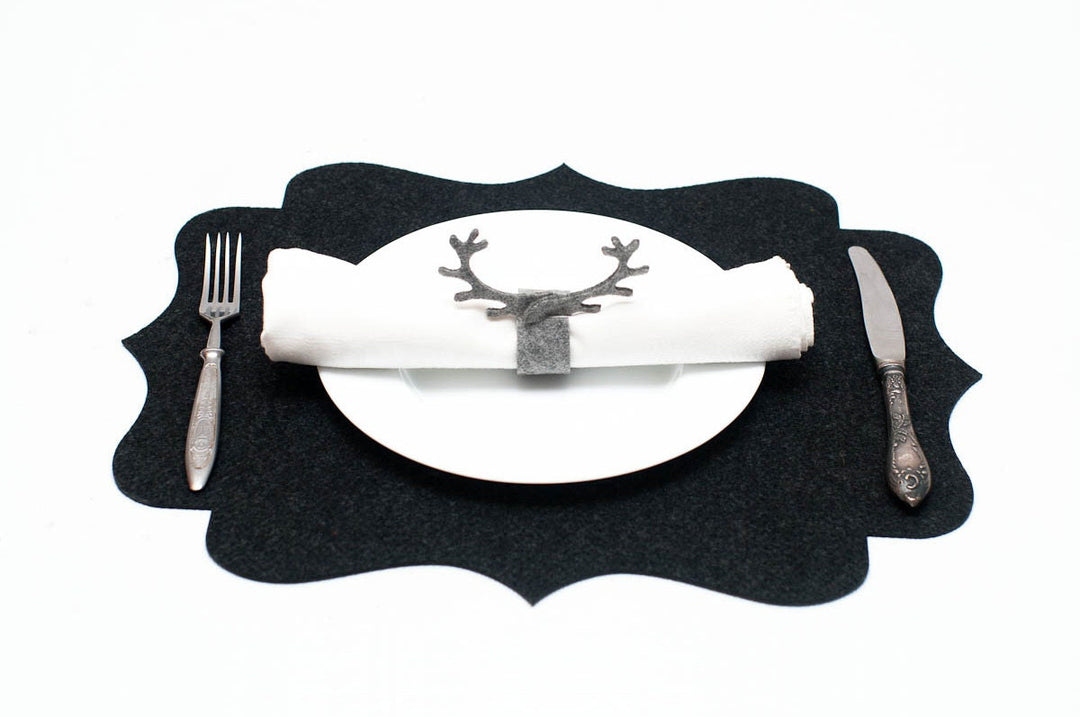 Napkin Rings Set "Horns "