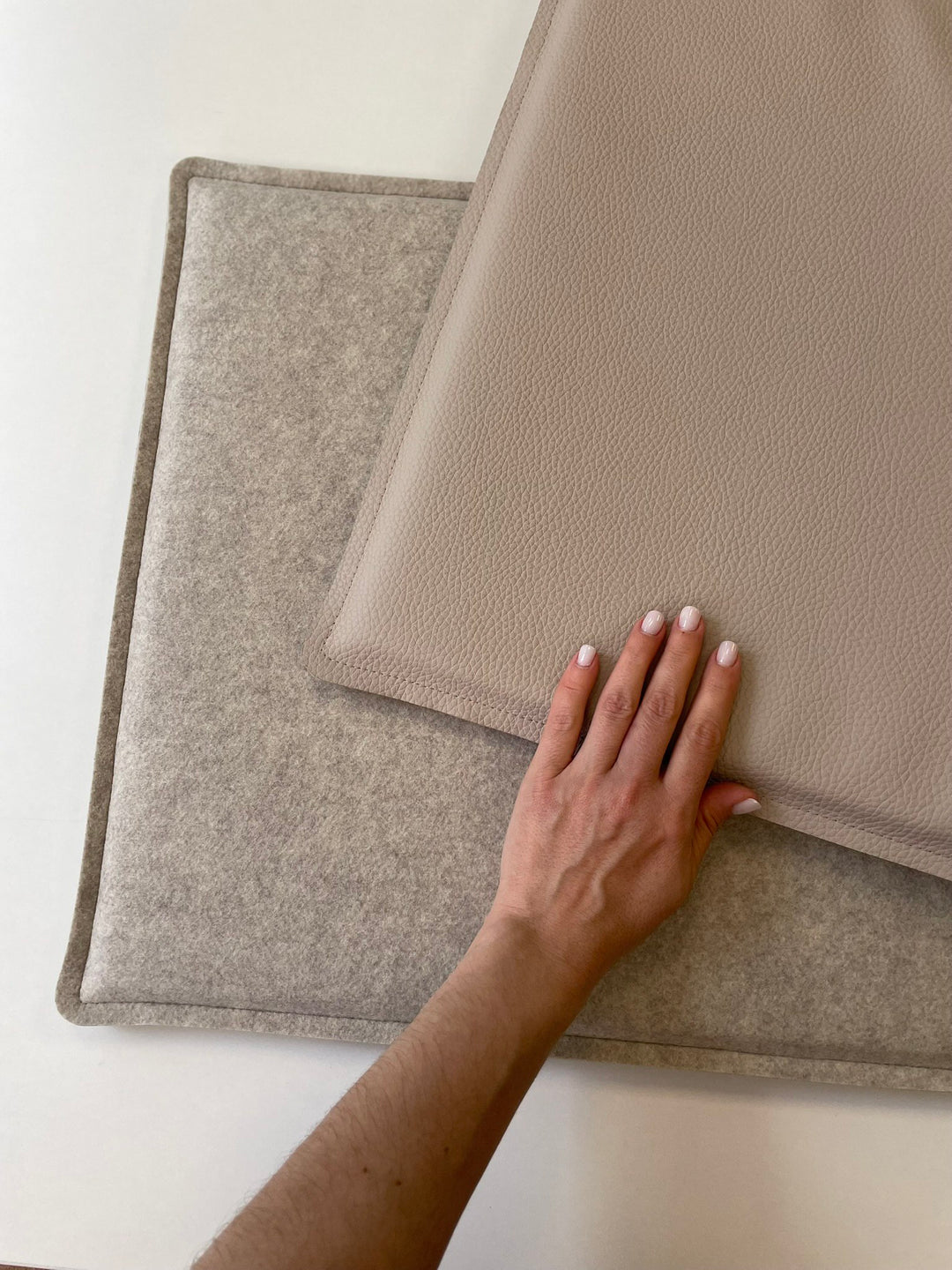 Seat Cushion ECO-felt+Vegan leather (custom)